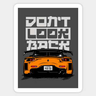 Don't Look Back Sticker